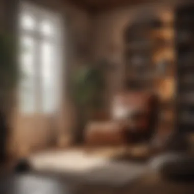 Creating Your Personal Sanctuary A cozy reading nook filled with books and soft lighting