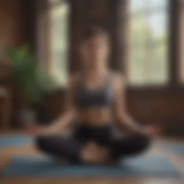 Mindfulness Through Yoga Yoga session illustrating the practice of mindfulness