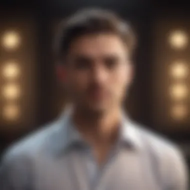 A confident individual in a professional setting