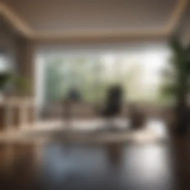 Mindfulness in the Workplace Serene office space promoting mindfulness