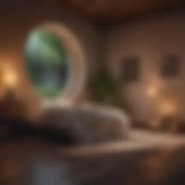 Mental Techniques for Peaceful Sleep Meditation space with soothing elements