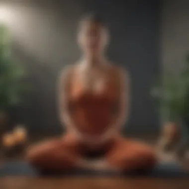 Embracing Mindfulness in Daily Routines A person engaged in meditation, reflecting mindfulness practices