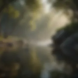 A serene landscape symbolizing mental clarity