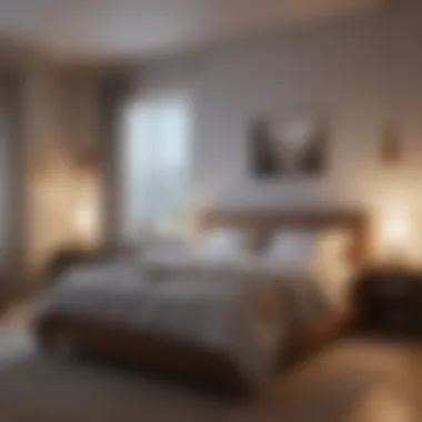 Creating a Peaceful Sleep Environment A serene bedroom setting promoting relaxation