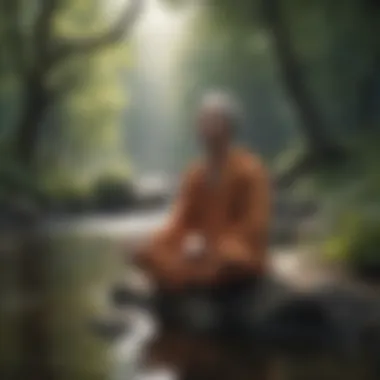 The Power of Mindfulness in Managing Panic A serene landscape promoting mindfulness