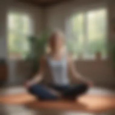 Embracing Healthy Living for Stress Management Healthy lifestyle choices enhancing mental well-being