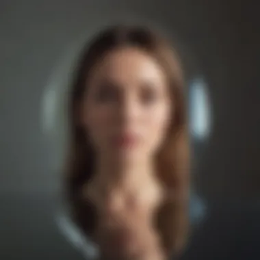 The Power of Self-Awareness Reflection of a person in a mirror symbolizing self-awareness