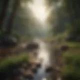 A serene landscape symbolizing peace and mindfulness.