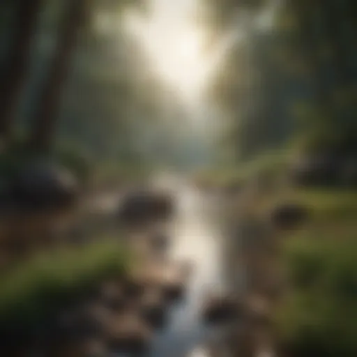 A serene landscape symbolizing peace and mindfulness.