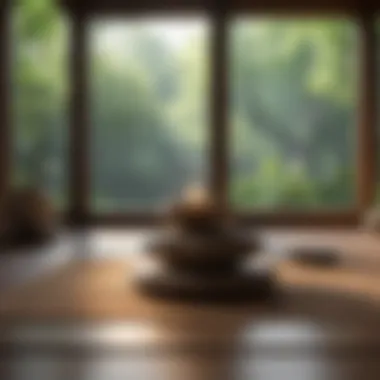 Creating a Peaceful Retreat Meditative space with zen elements and soft lighting