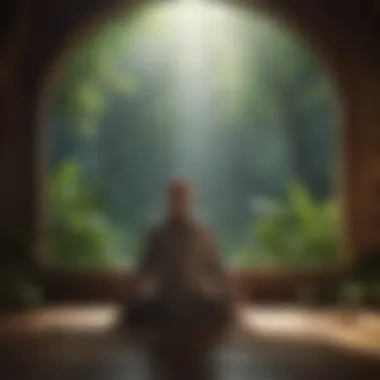 Mindfulness Meditation for Inner Peace A person practicing mindfulness meditation in a tranquil setting