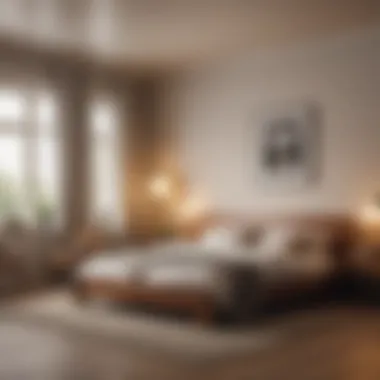 Tranquil Bedroom for Better Sleep A peaceful bedroom setting promoting relaxation