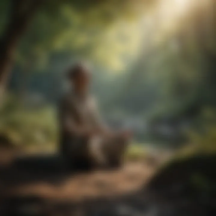 Mindfulness meditation in nature