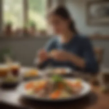 Nourishment for the Mind: Eating for Clarity A balanced meal promoting cognitive health