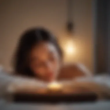 Incorporating a Gentle Routine into Your Night Gentle night meditation routine depicted