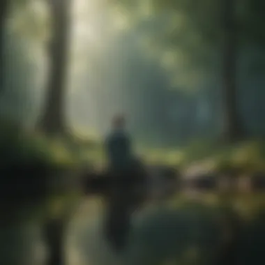 Guidance in Stillness: Cultivating Presence Guided meditation session in a tranquil atmosphere