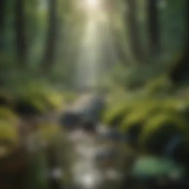 Nature's Whisper: The Beauty of the Present Moment Mindfulness illustrated through nature's beauty