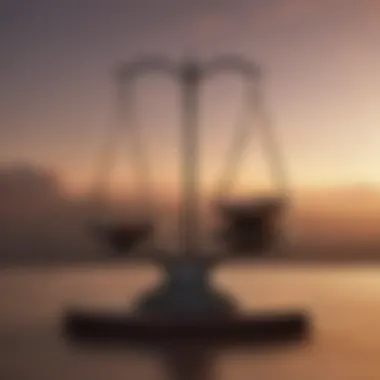 Personal Value and Worth Visual representation of a balanced scale, embodying personal value and worth.