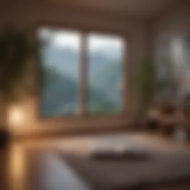 Cozy Mindfulness Corner An inviting cozy corner with a book and headphones for mindfulness practice