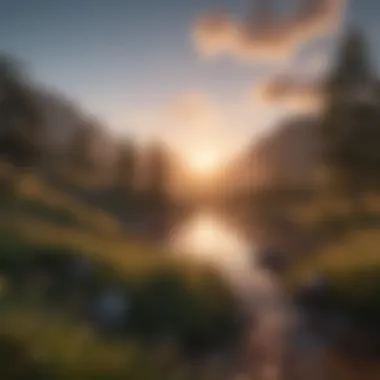 A New Dawn of Motivation A serene landscape with a sunrise symbolizing new beginnings and motivation.