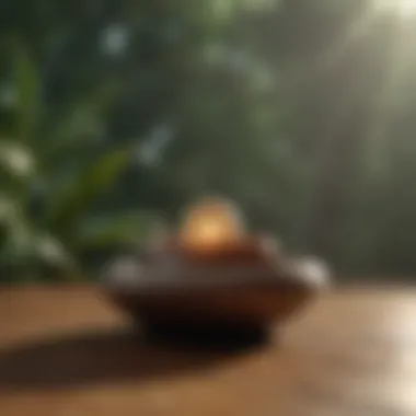 Mindfulness in a Positive Light A tranquil setting featuring mindfulness practice