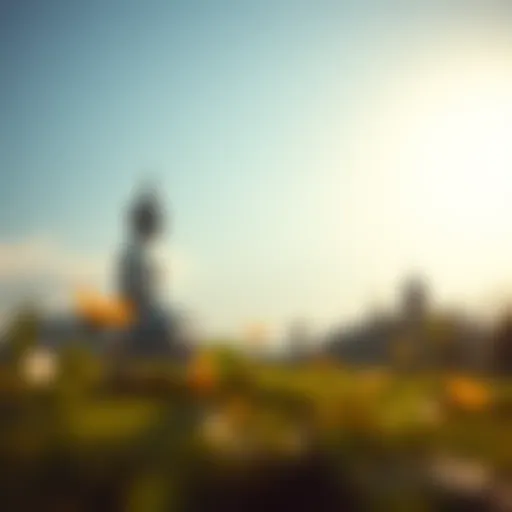 Tranquility and Mindfulness in Buddha's Teachings A serene landscape symbolizing tranquility and mindfulness