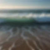 Calm ocean waves with soothing background music