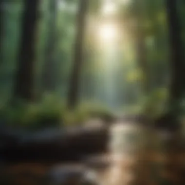 Tranquil Nature Scene A tranquil nature scene with a peaceful atmosphere