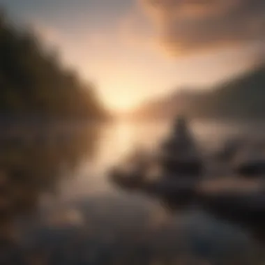 Mindfulness and Mental Clarity A serene landscape promoting mindfulness and relaxation