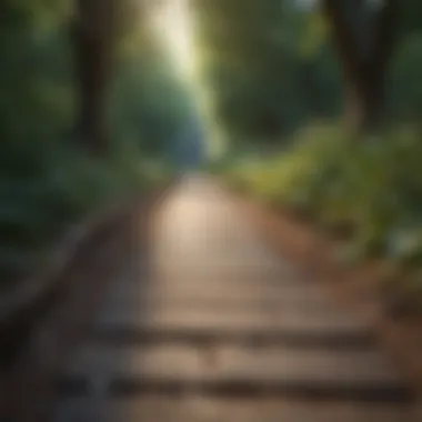 Pathway to Self-Acceptance Symbolizing self-acceptance and personal development