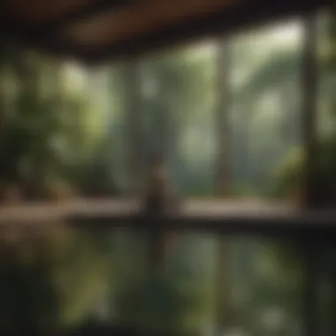 Creating an Oasis for Reflection A tranquil indoor space designed for meditation practice