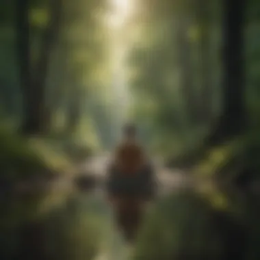 Mindfulness for Emotional Clarity A calm mind surrounded by nature, symbolizing mindfulness and emotional clarity.