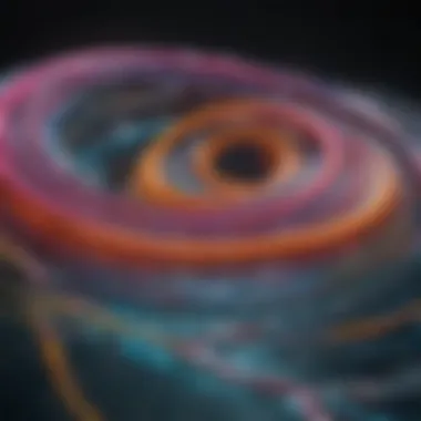 The Depths of Inexplicable Anxiety Abstract representation of anxiety with swirling colors