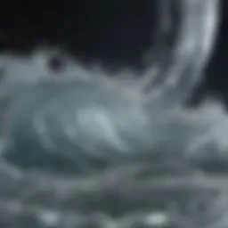 An abstract representation of emotional turbulence