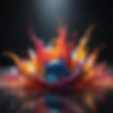 Colors of Emotion An abstract representation of emotions expressed through colors.