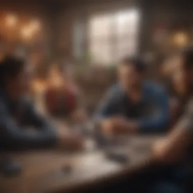 Community Support in Gaming Depiction of community support in gaming