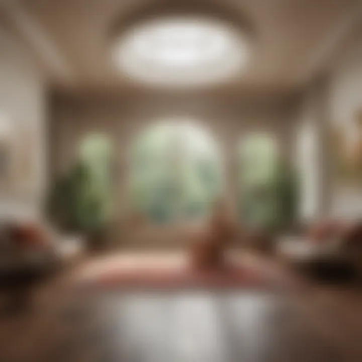 A peaceful room designed for relaxation and self-care, ideal for highly sensitive individuals