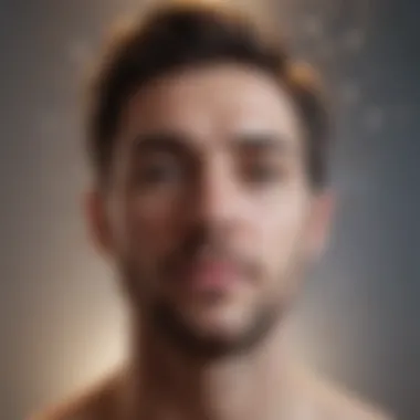 An abstract representation of sensory overload, illustrating overwhelming stimuli