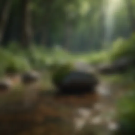 A serene landscape representing tranquility for highly sensitive persons