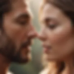 A couple sharing an intimate moment, highlighting emotional connection.