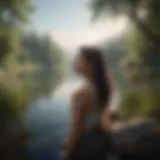 A serene landscape symbolizing calm and peace