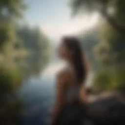 A serene landscape symbolizing calm and peace