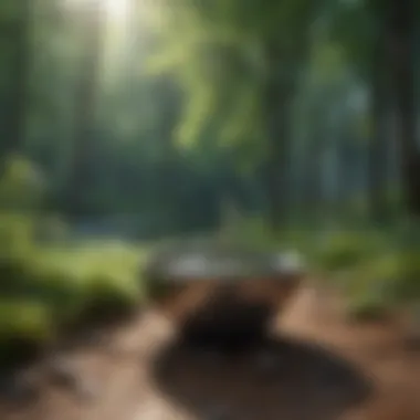 The Harmony of Sound and Nature Musical notes and serene landscapes