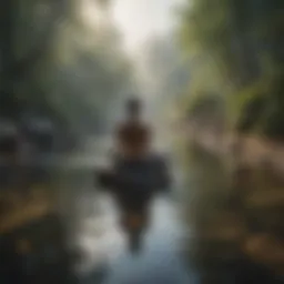 A serene landscape symbolizing inner peace and self-discovery