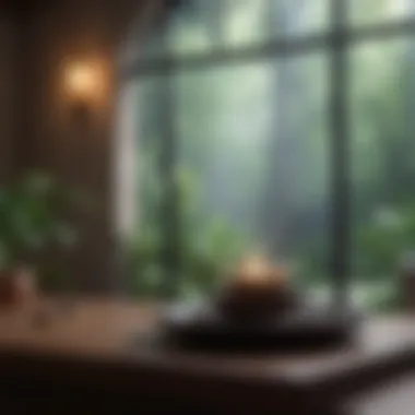Sanctuary of Stillness A cozy space designed for meditation and relaxation