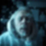 An abstract representation of overwhelming emotions