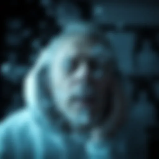 An abstract representation of overwhelming emotions