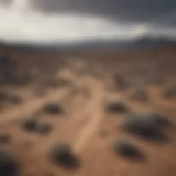 A desolate landscape symbolizing emptiness