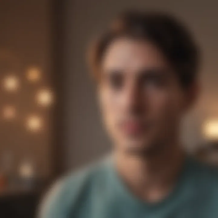 Visual representation of personal triggers affecting emotions