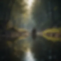 A serene landscape symbolizing introspection and reflection